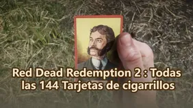 Guía de cromos de cigarrillos de Red Dead Redemption 2