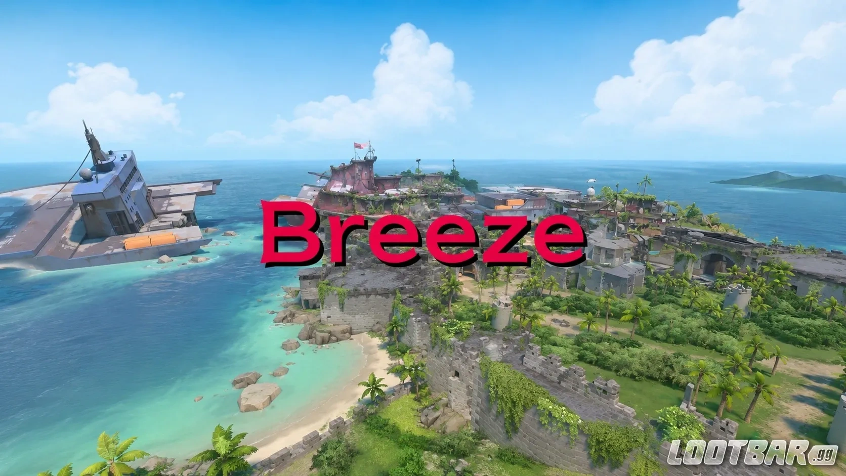 Карта Бриз (Breeze) в VALORANT