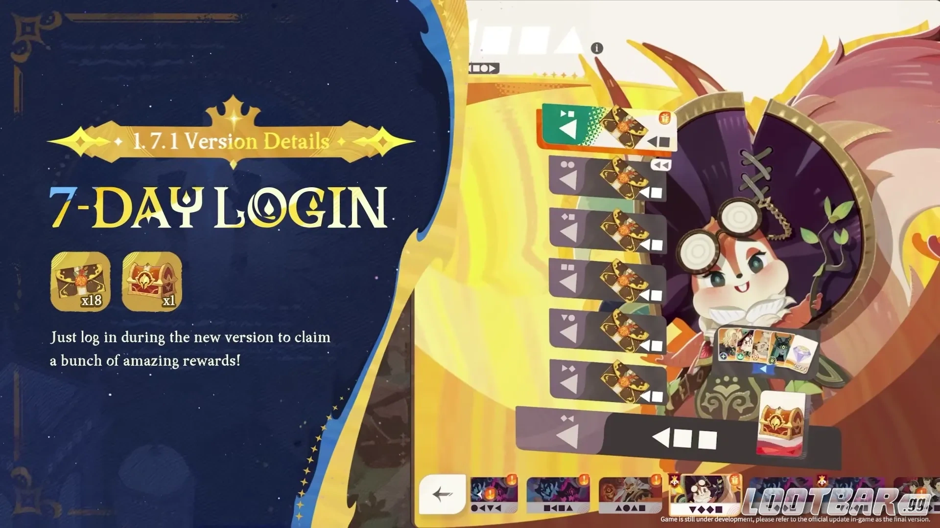 7-day Log-In Rewards