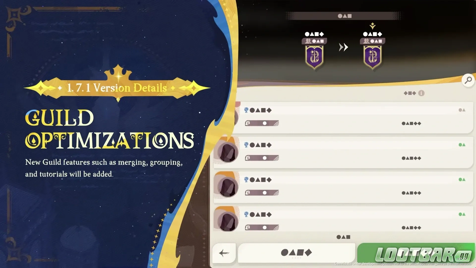 Guild Optimizations