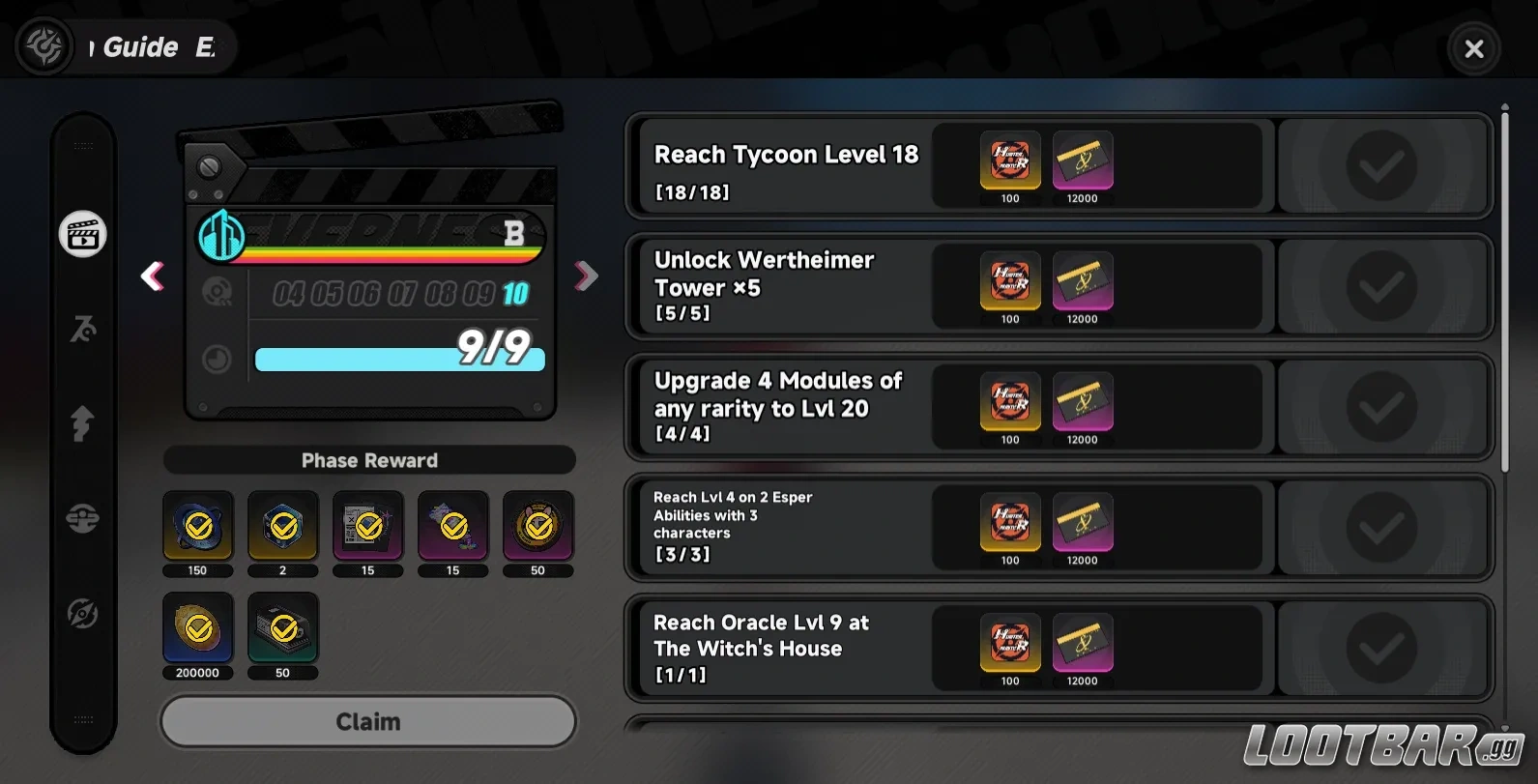 Hunter level up Guide 4