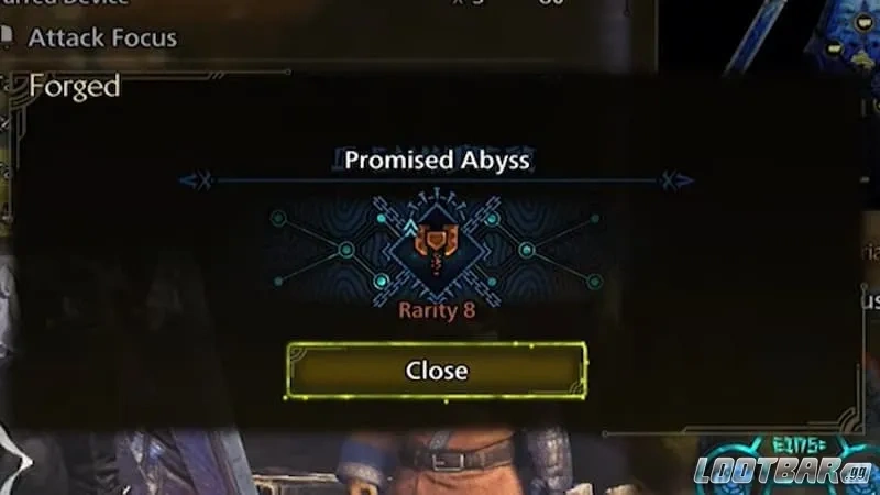 Promised Abyss forged