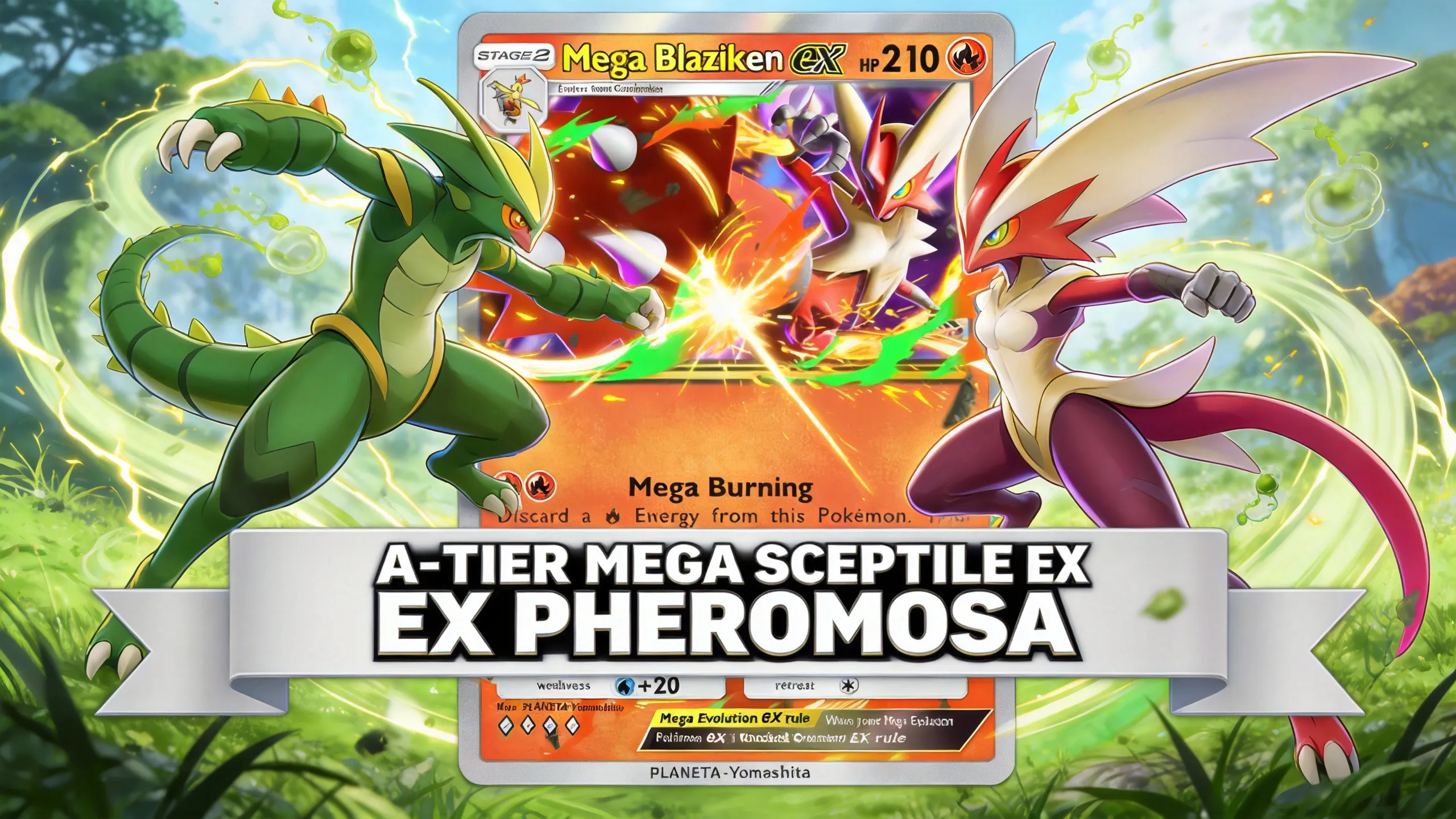 Pok&eacute;mon TCG Pocket A-Tier Mega Sceptile ex Pheromosa