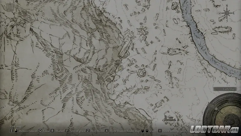 Mohgwyn Palace Teleporter location in the Consecrated Snowfields