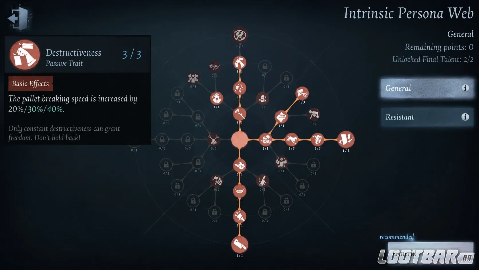 Ветка талантов Дантиста в Identity V для погони, кемпинга и давления после посадки на кресло