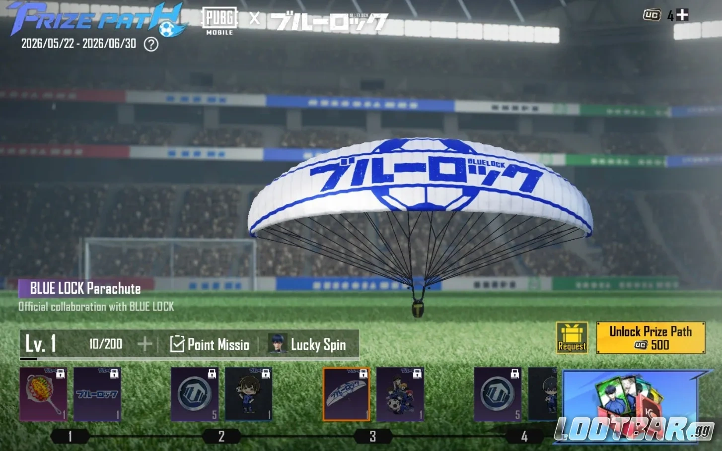 BLUE LOCK Parachute skin