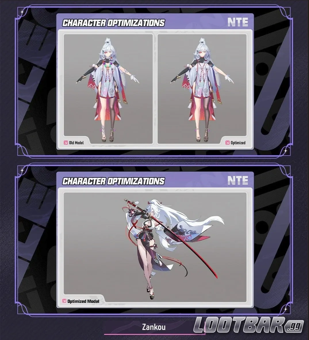 NTE Ver.1.1 キャラクター最適化 - Unnmaed Character と Zankou