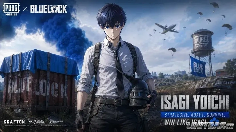 Йоичи Исаги Pubg mobile blue lock