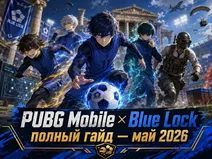 PUBG Mobile × Blue Lock: полный гайд - май 2026