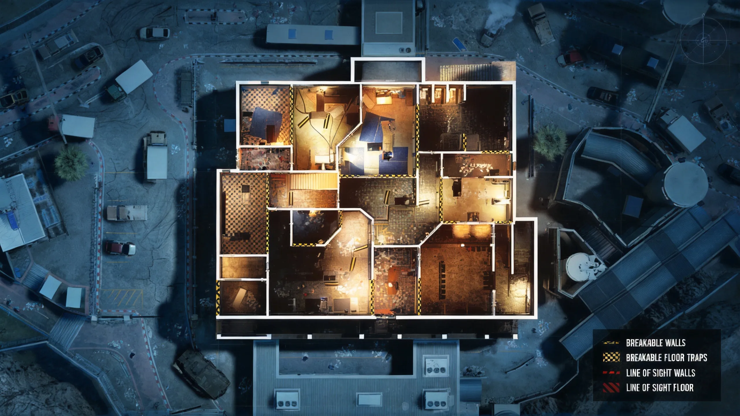 Rainbow Six Mobile Border 1st Floor layout