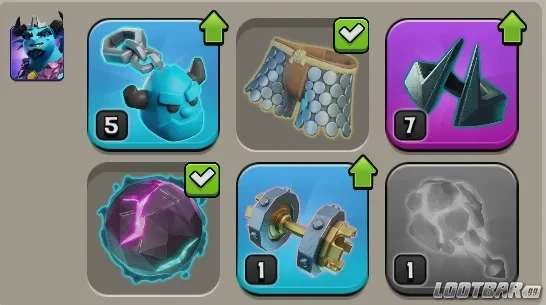 COC Minion Prince Equipments