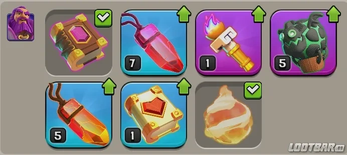 Clash of Clans Grand Warden Equipments