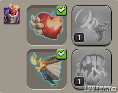 Clash of Clans Grand Duke Equipments