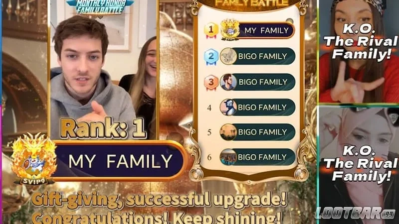 family in bigo live