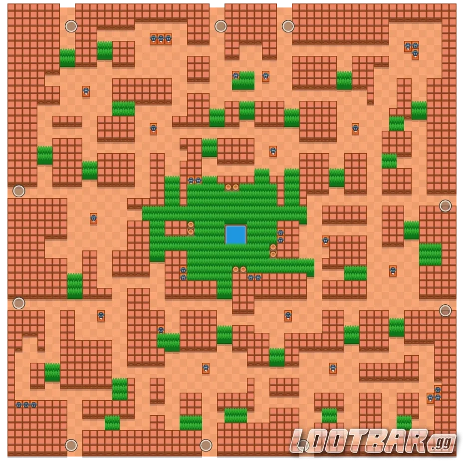 bushy map trohies