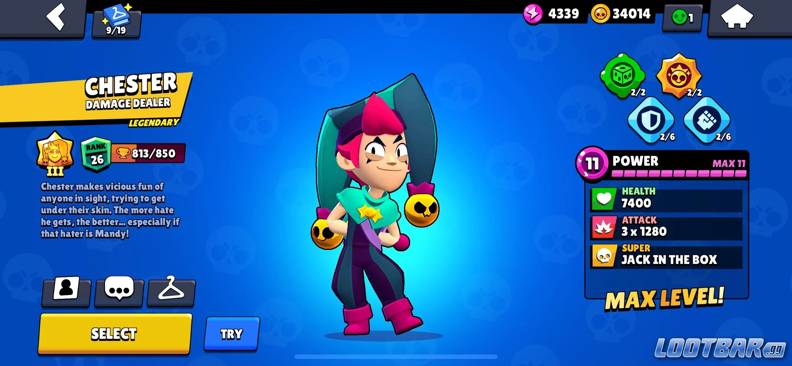 Brawl Stars Chester