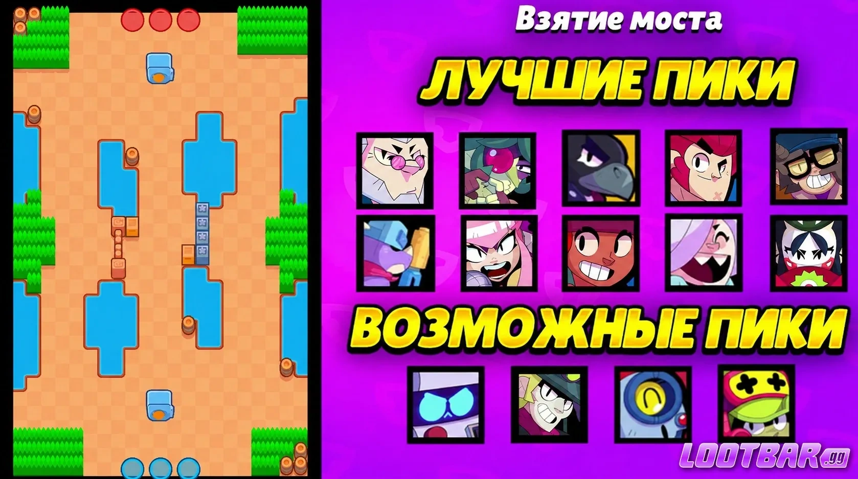 Лучшие пики для режима Ограбление в новом сезоне Ranked Brawl Stars