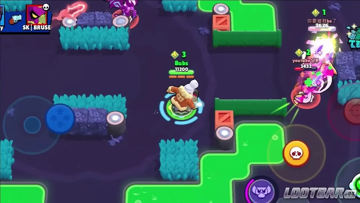 Булл как один из самых простых бойцов для первого прайма в Brawl Stars