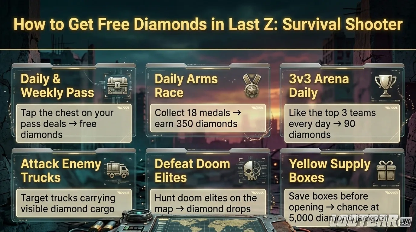 How to Get Free LastZ: Survival Shooter Diamond