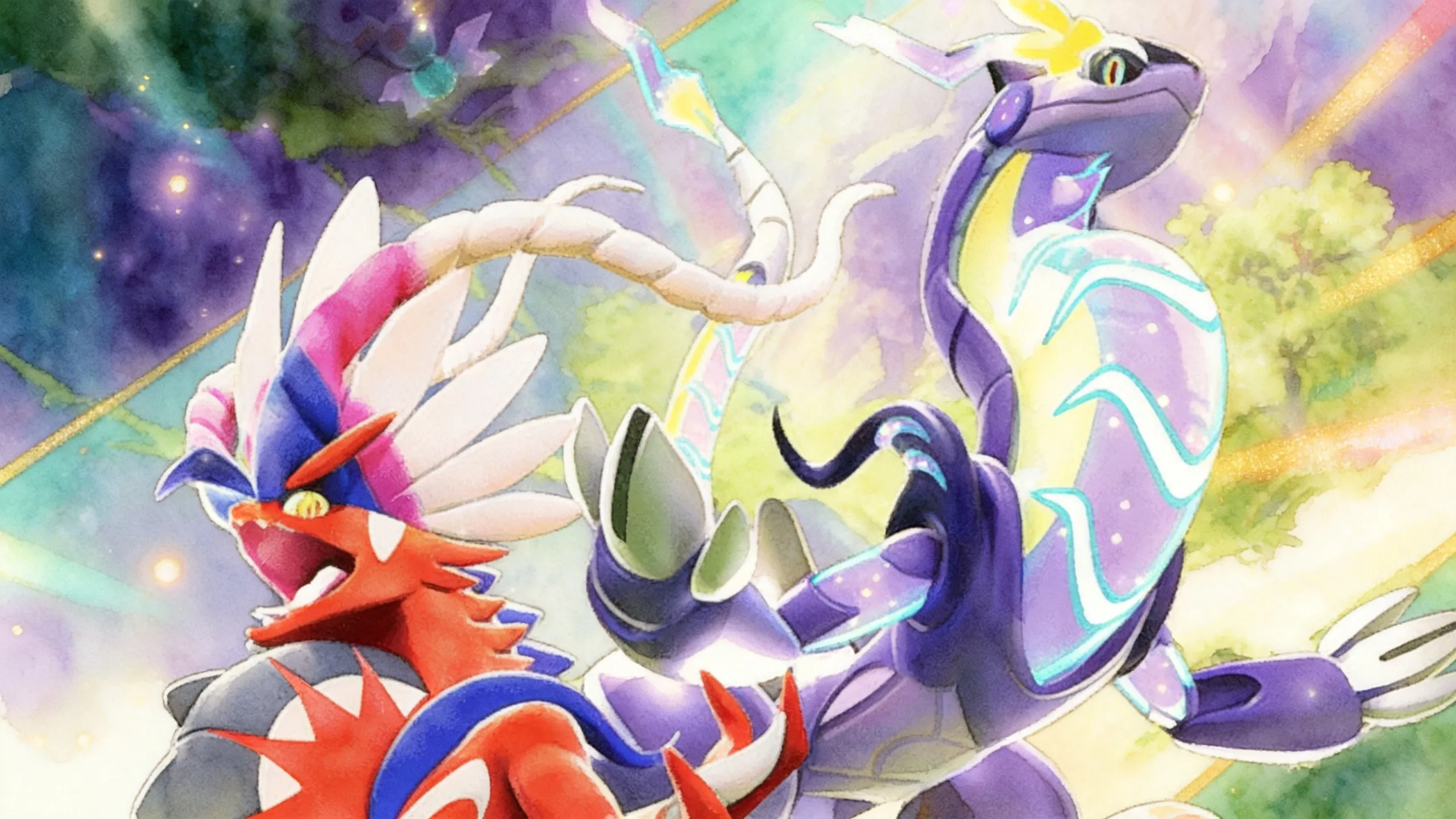 Miraidon ex and Koraidon ex