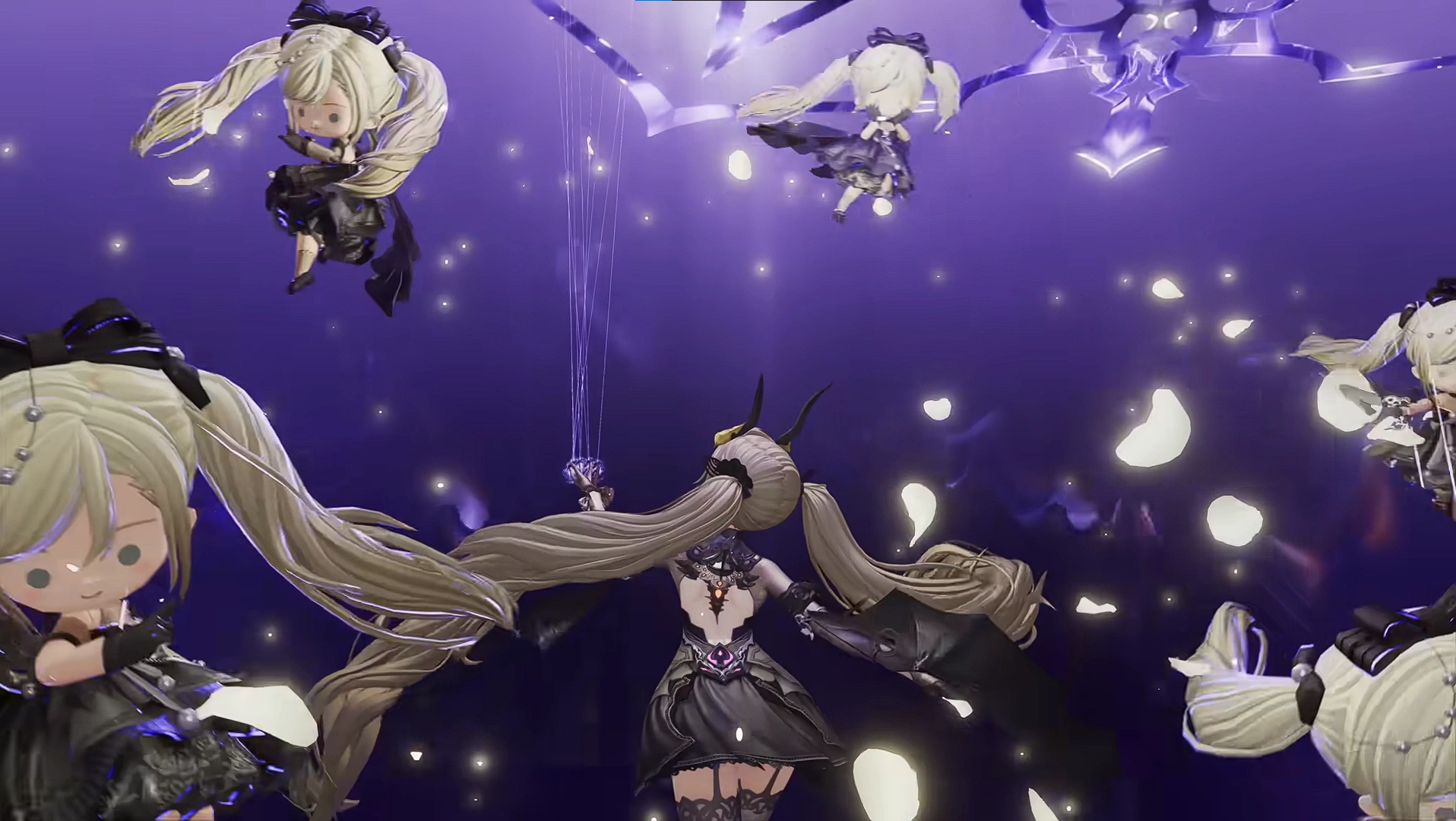 Flora summoning her marionettes