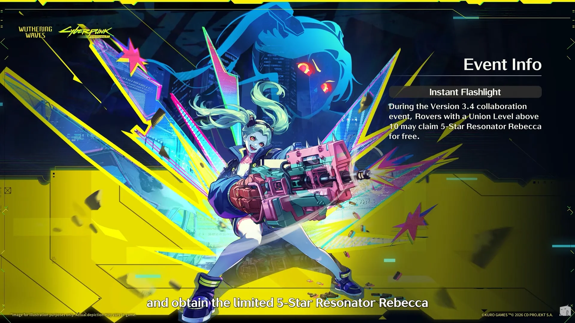 free rebecca through the instant flashlight event