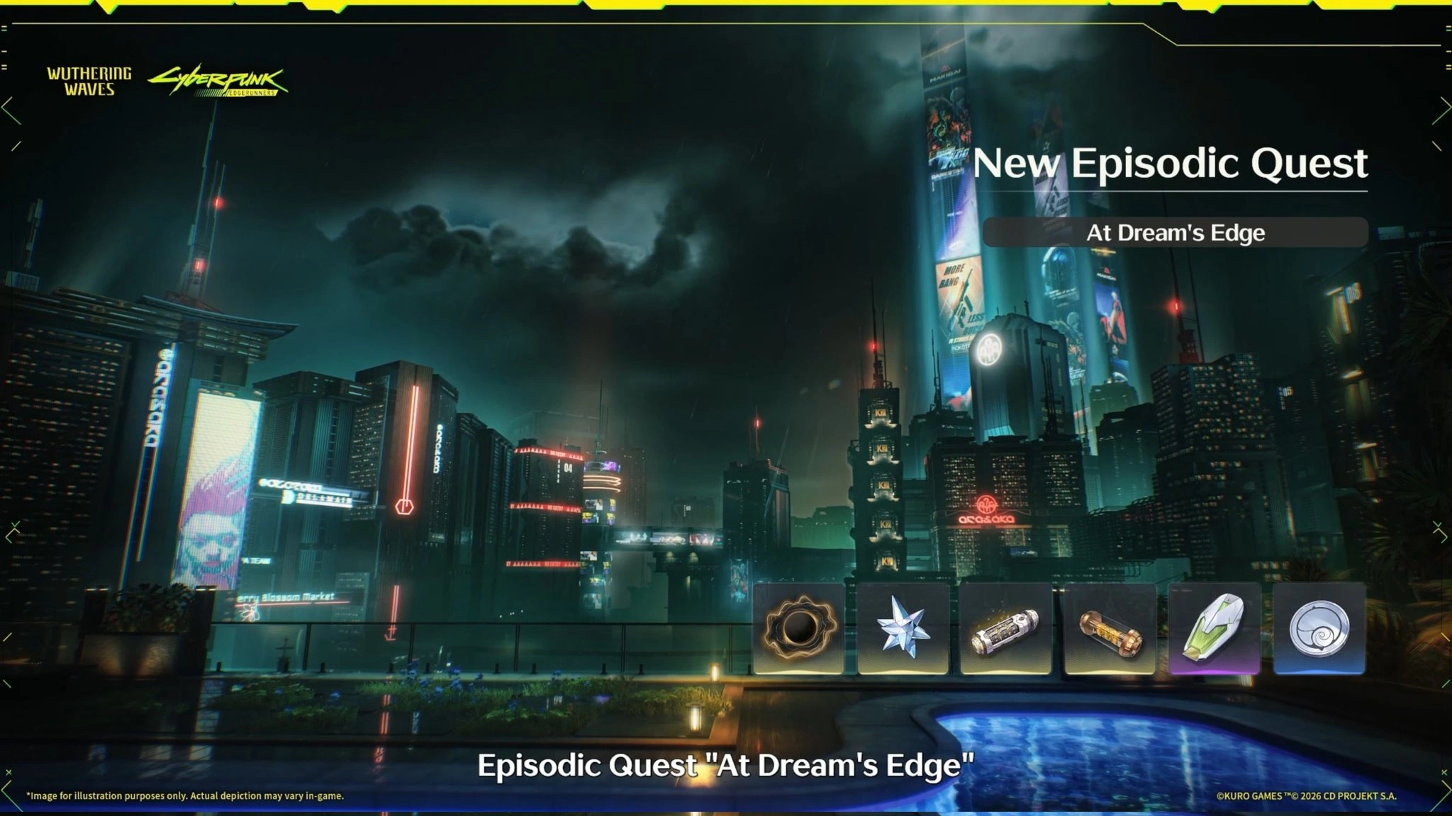 Somnoire Night City and Collab Quest