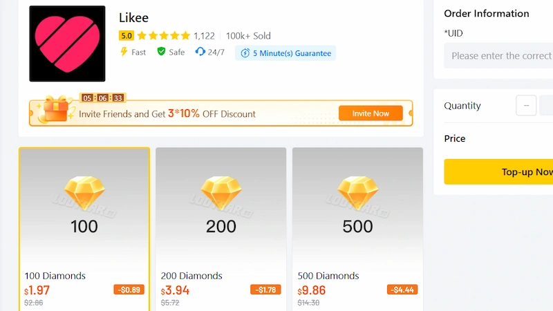 Likee LootBar page
