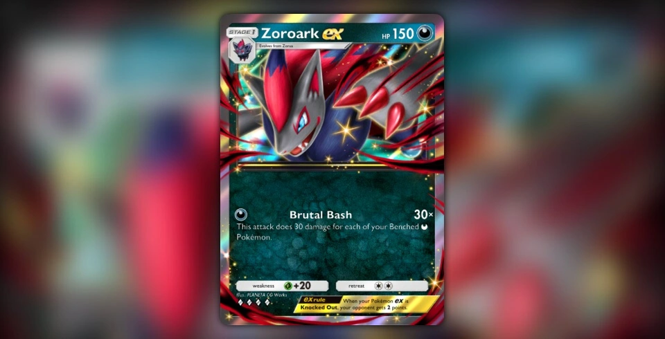 Zoroark ex card