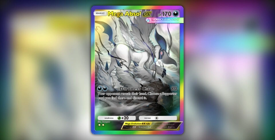 Mega Absol ex card