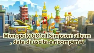 Monopoly GO x I Simpson: album, data di uscita e ricompense