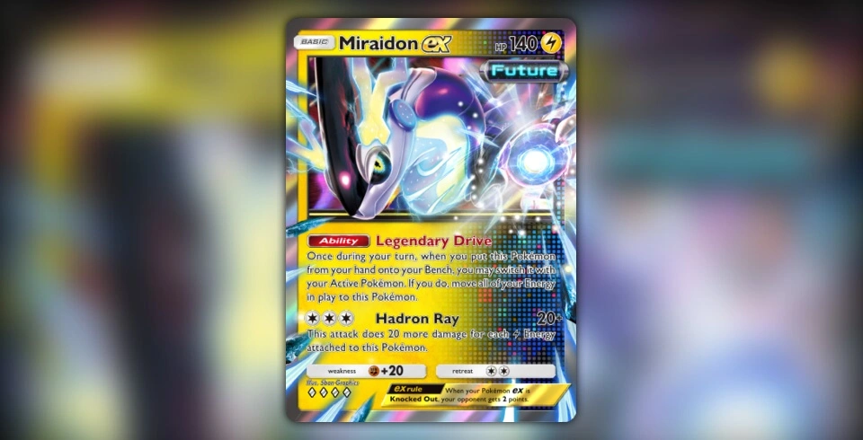 Miraidon ex card