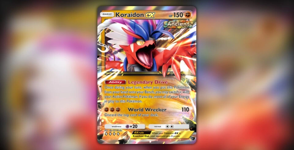 Koraidon ex card