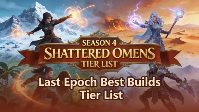 Last Epoch Best Builds Tier List: S4 Meta & Gold Guide