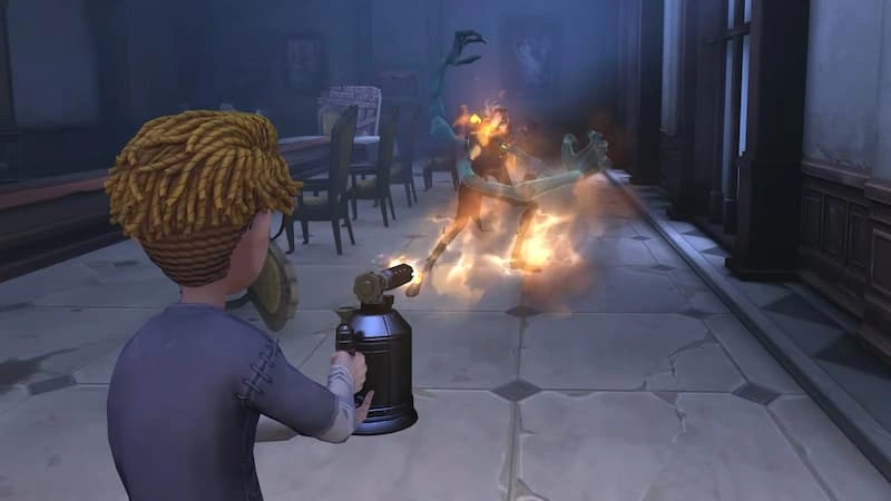 Using a flamethrower in identity V's Cryptic Note mode