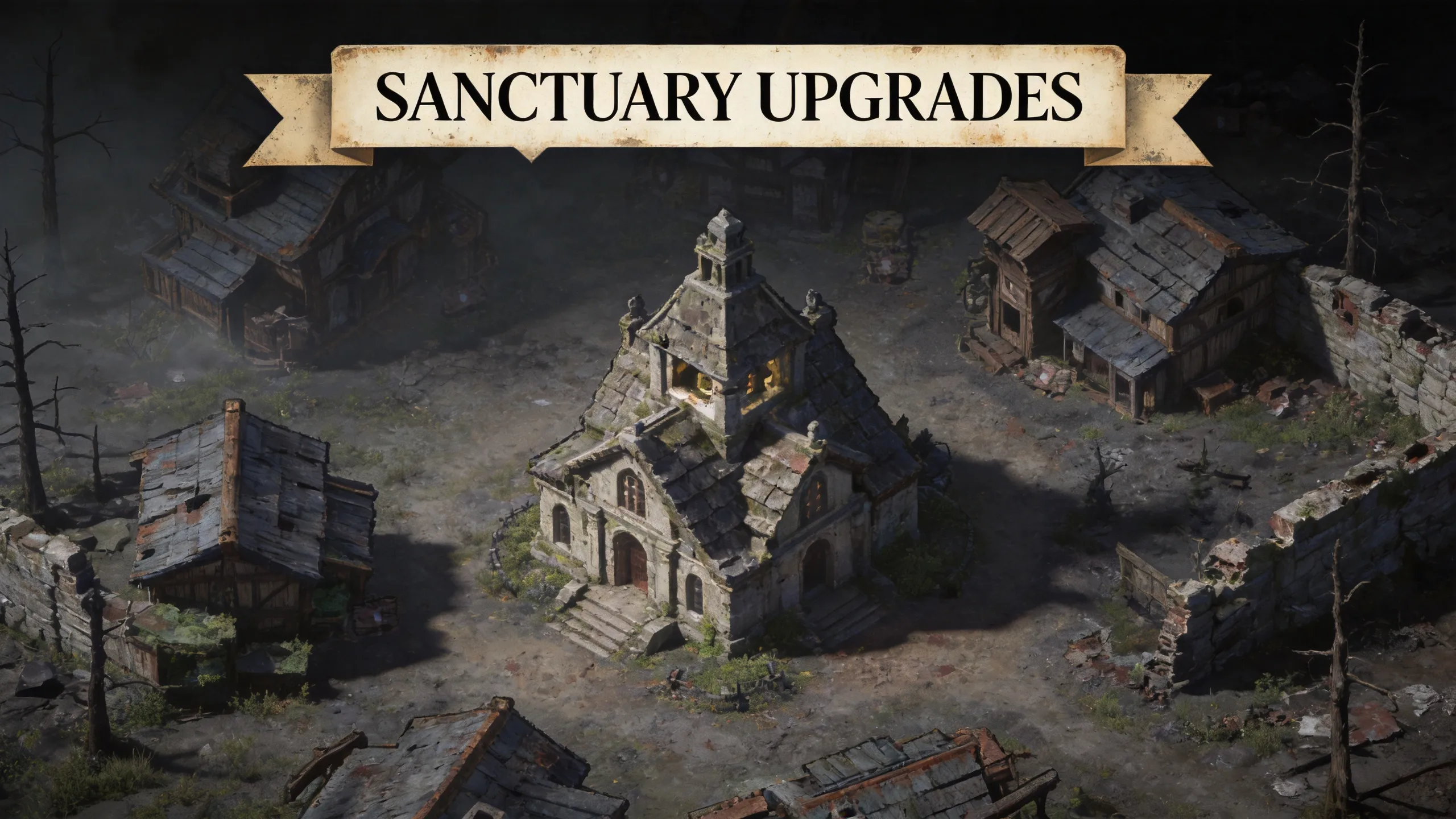 Улучшения святилища Last Asylum Plague