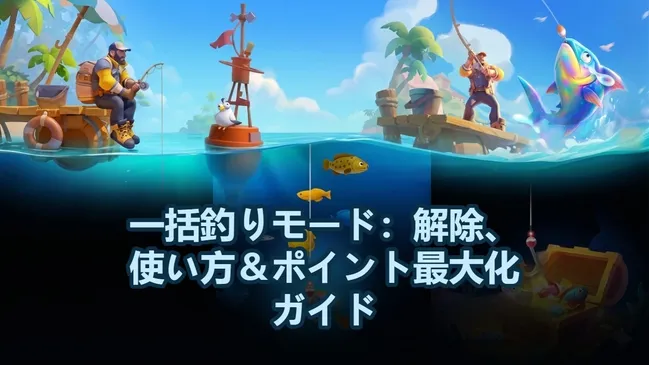 一括釣りモード：解除、使い方＆ポイント最大化ガイド