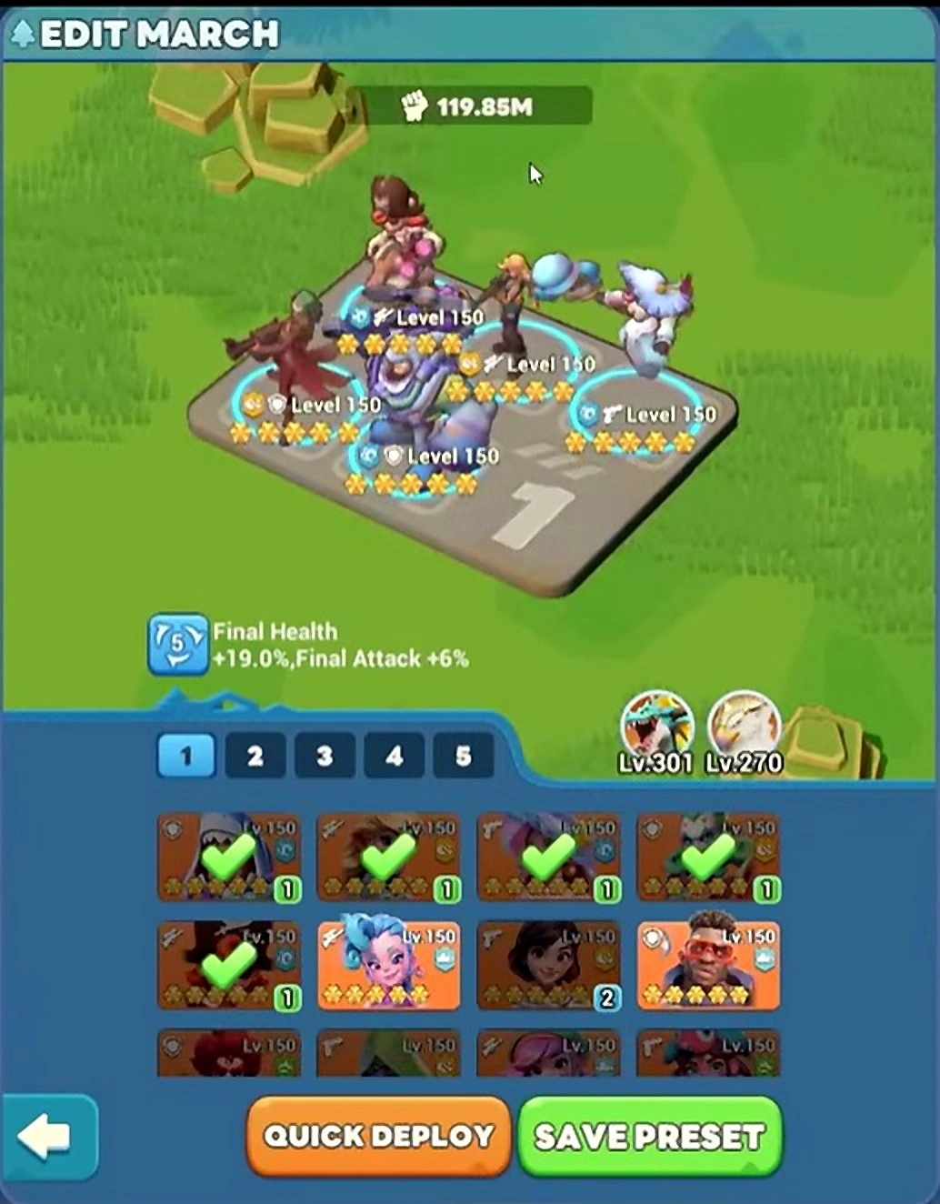 Перестройка марша Tiles Survive под фракционный контр в КВК