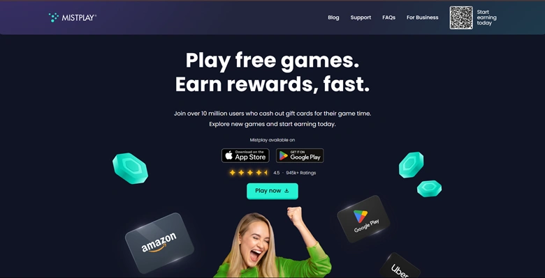 play free games - earn rewards - Mistplay