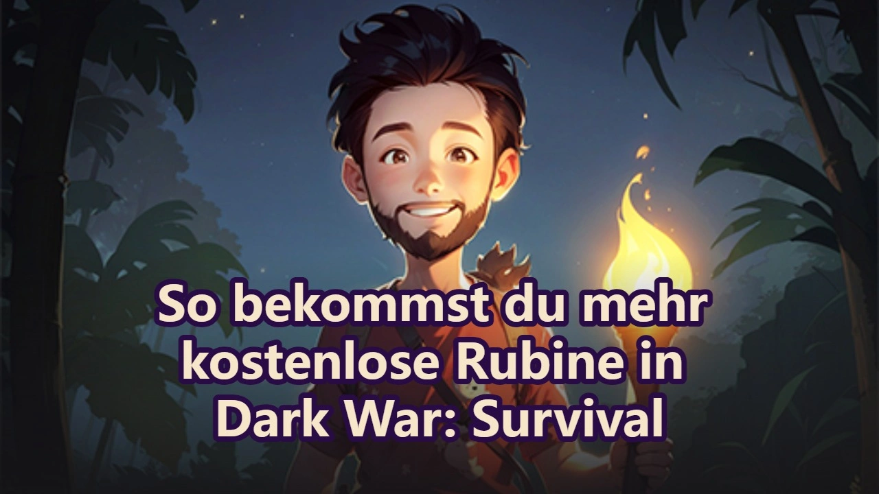 So bekommst du mehr kostenlose Rubine in Dark War: Survival