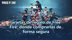 tarjetas de regalo de Free Fire: dónde comprarlas de forma segura