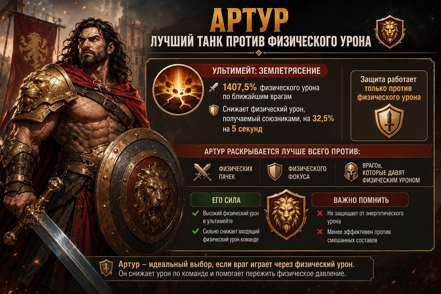 Артур в Last Asylum Plague хорошо работает против физического урона