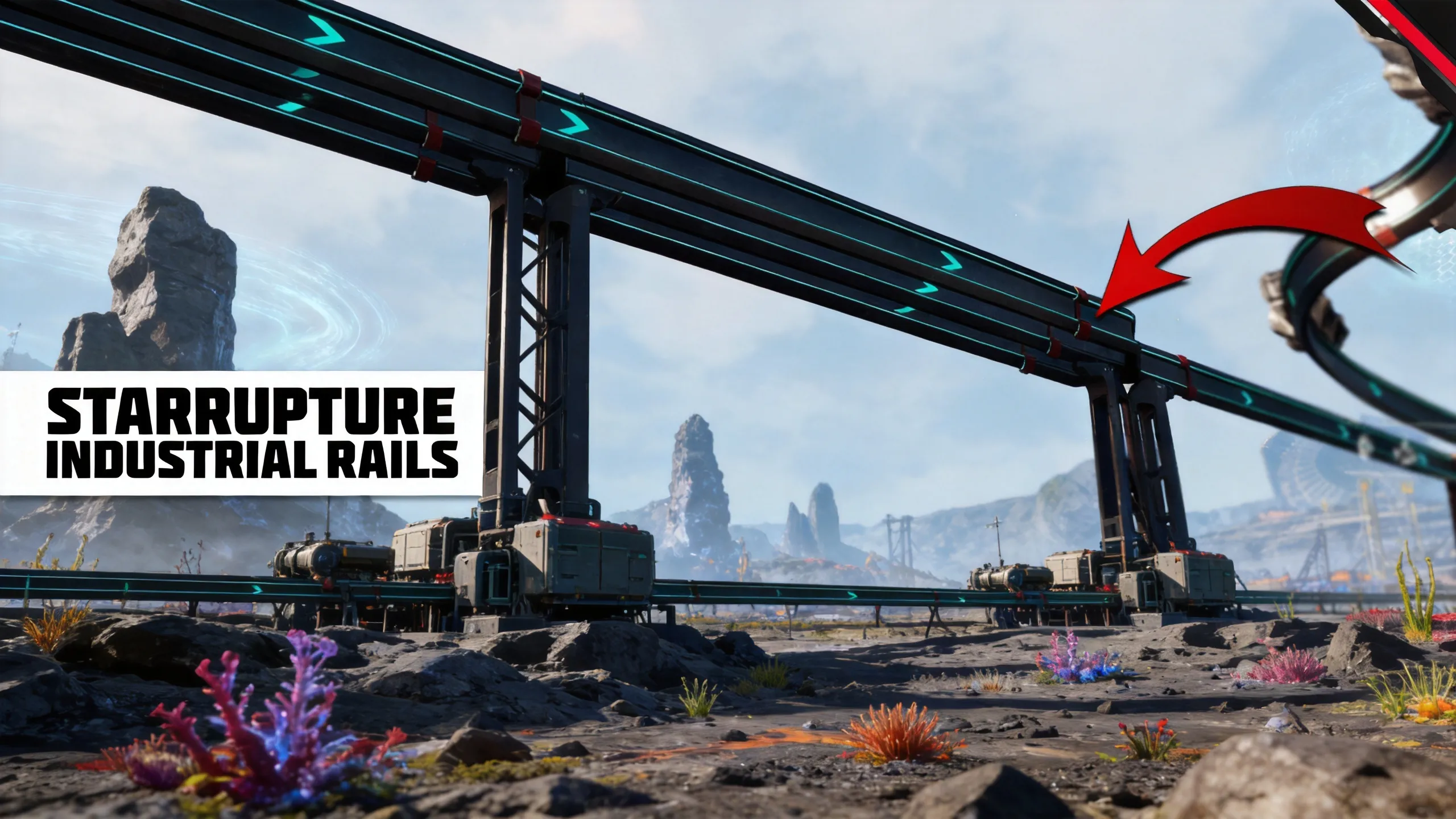 StarRupture industrial rails