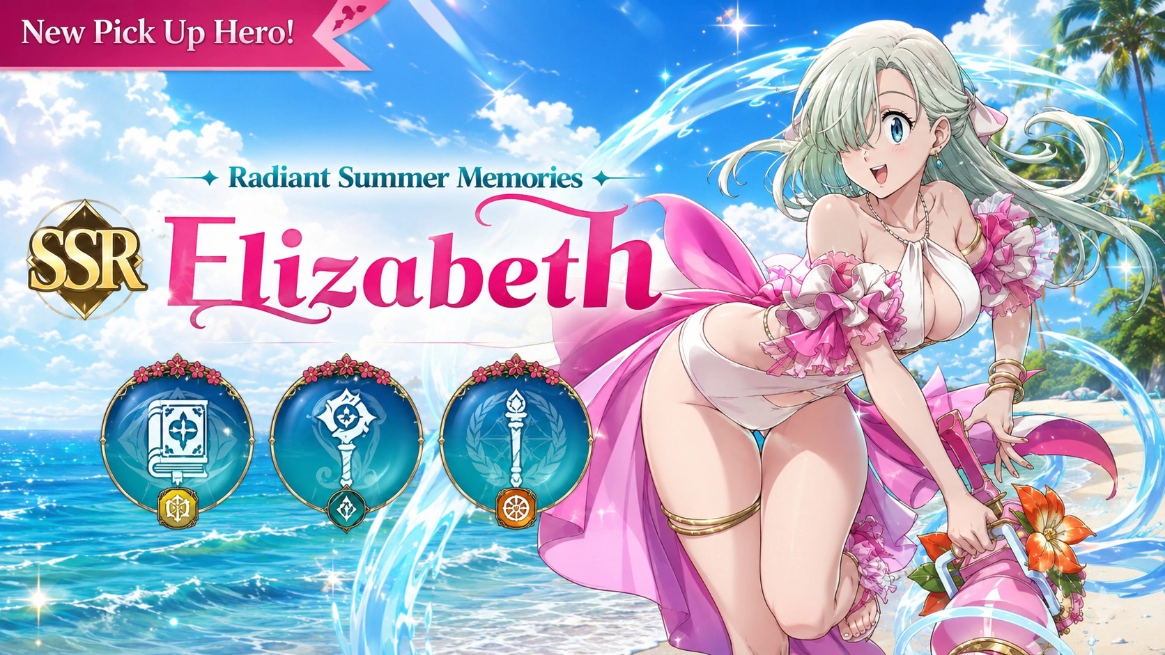 Elizabeth как новый герой обновления 1.5 в The Seven Deadly Sins Origin
