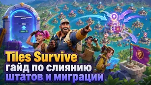 Tiles Survive: гайд по слиянию штатов и миграции