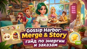 Gossip Harbor: гайд по энергии и заказам