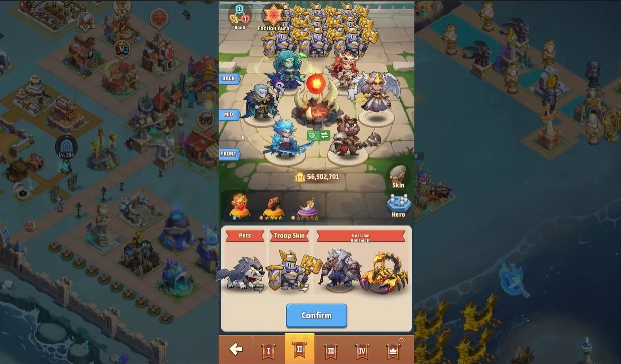 Состав Орды в Top Heroes Kingdom Saga для первого сезона с Пустынным принцем, Ведьмой, Чернокнижником и Варваром
