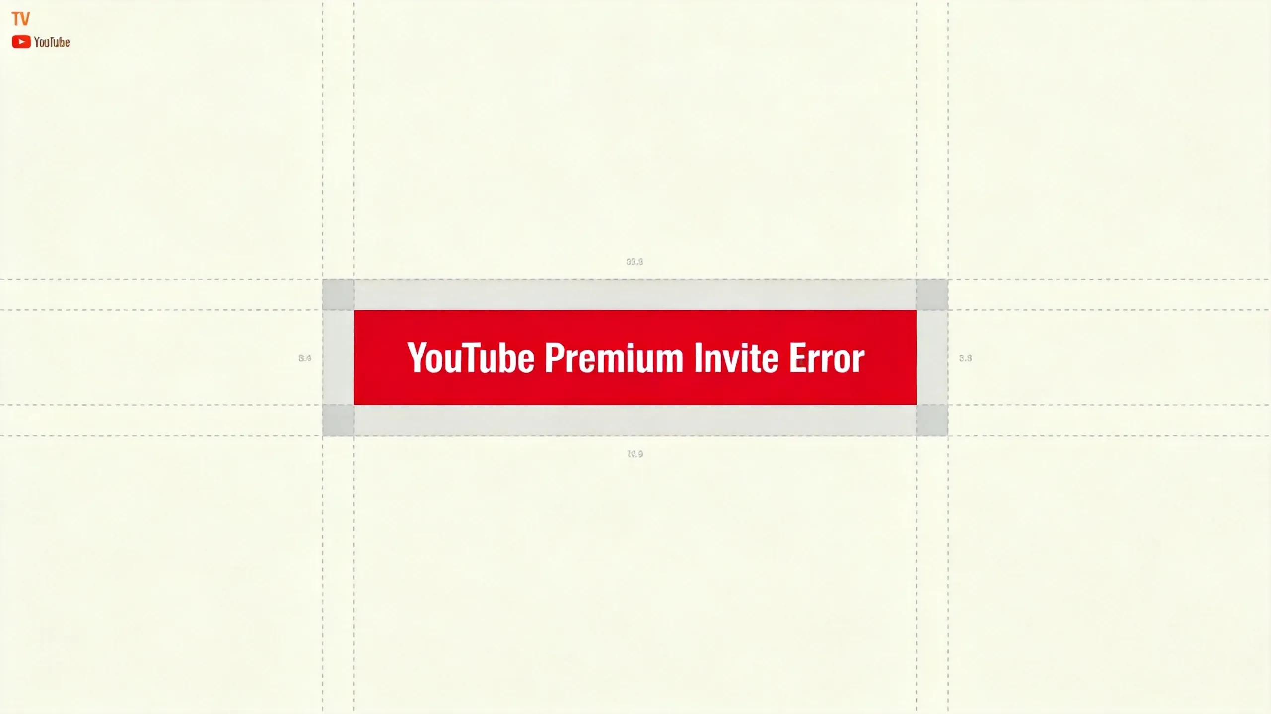 YouTube Premium invite error