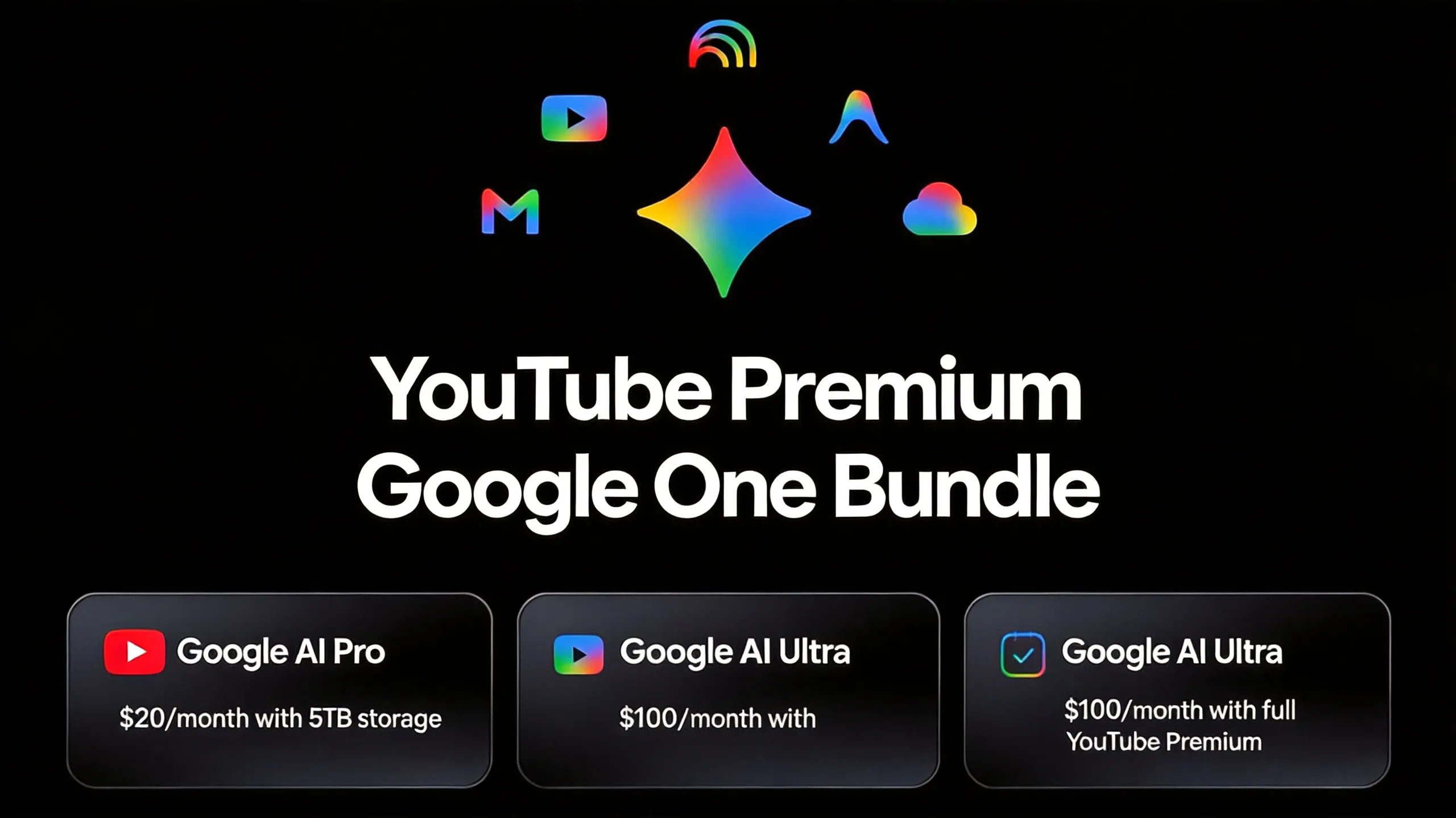 YouTube Premium Google One Bundle
