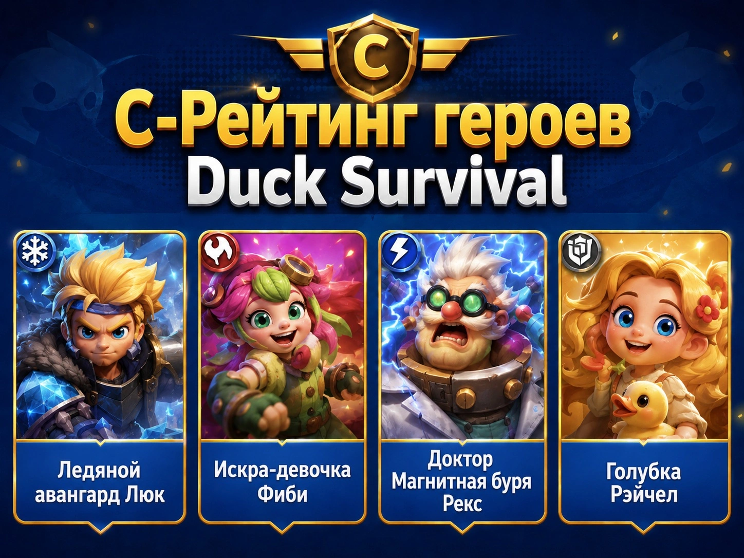 C-рейтинг персонажей Duck Survival